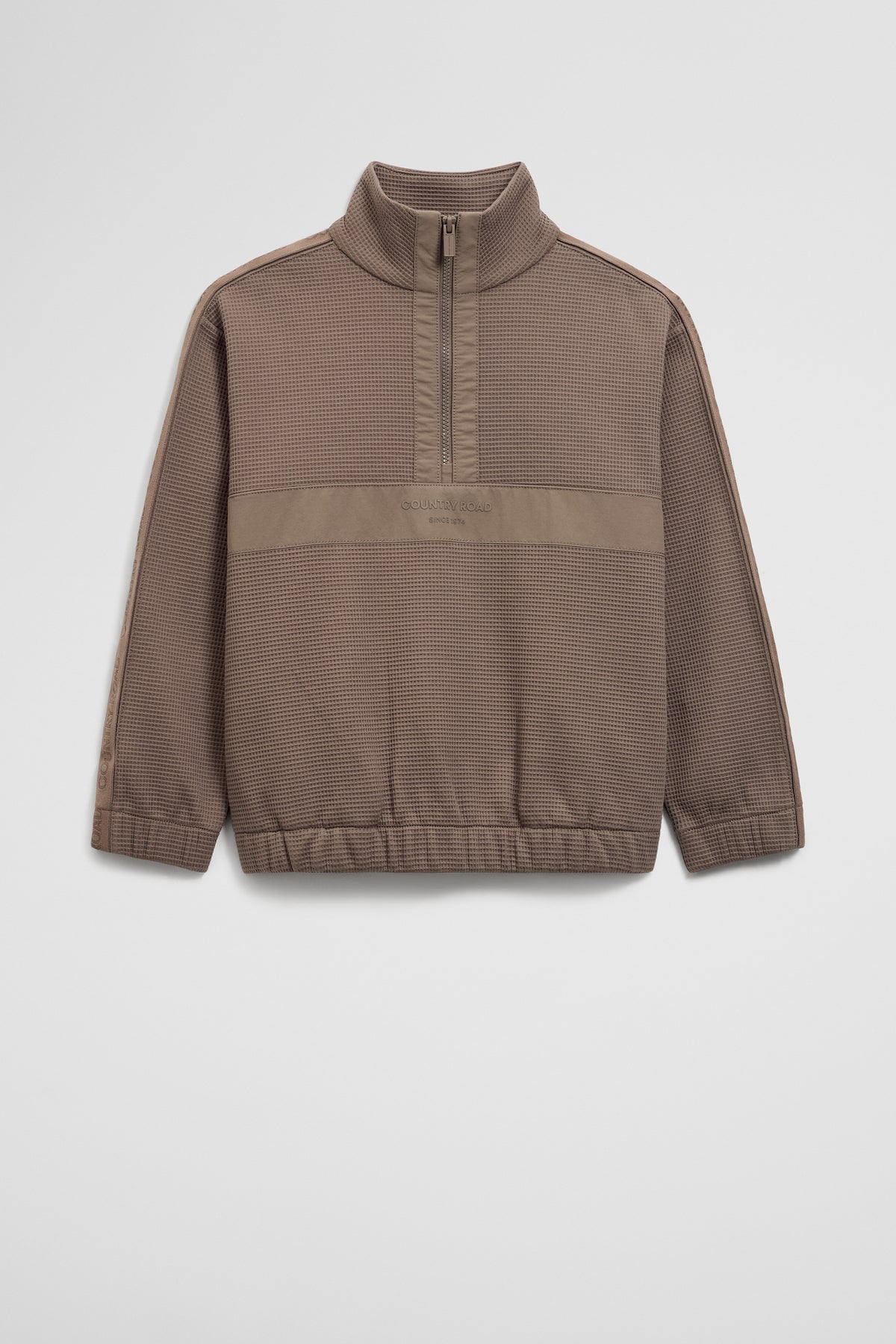 Organically Grown Cotton Waffle Splice Sweat