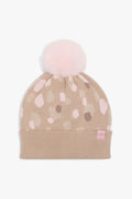 Organically Grown Cotton Leopard Beanie