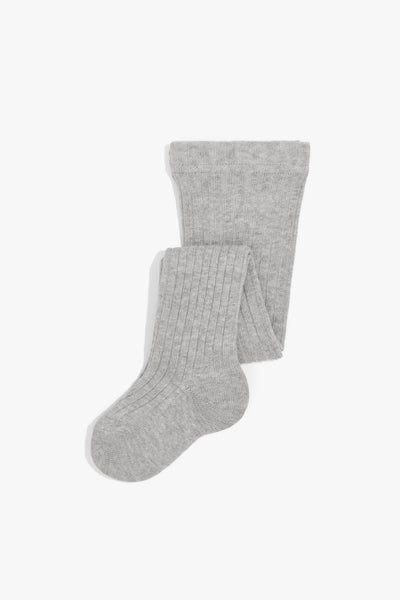 Organically Grown Cotton Blend Rib Tights