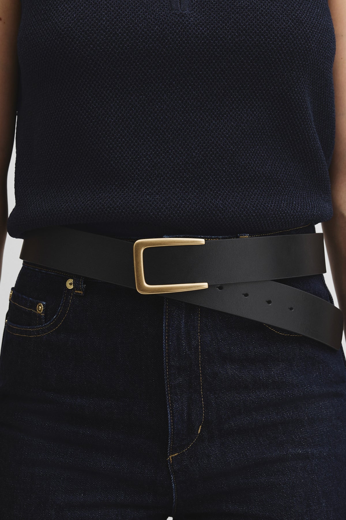 Leather Mid Belt