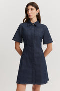 Panelled Denim Dress