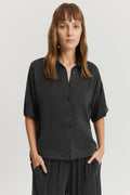 Short Sleeve Cupro Shirt