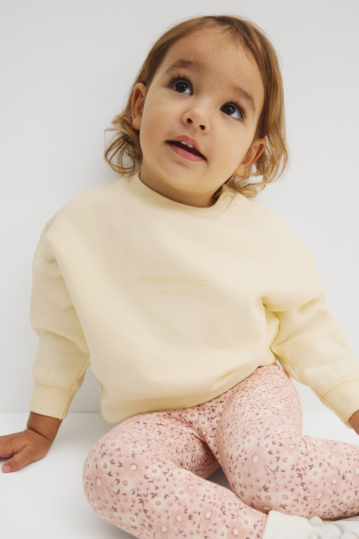 Cotton Modern Logo Sweat