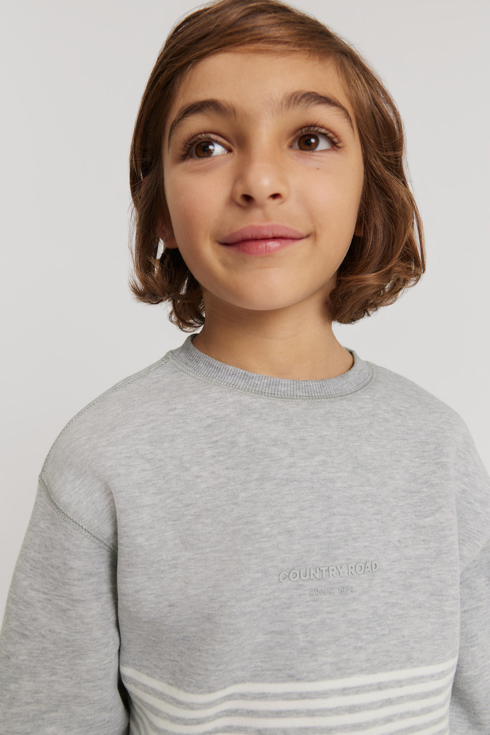 Cotton Modern Logo Sweat