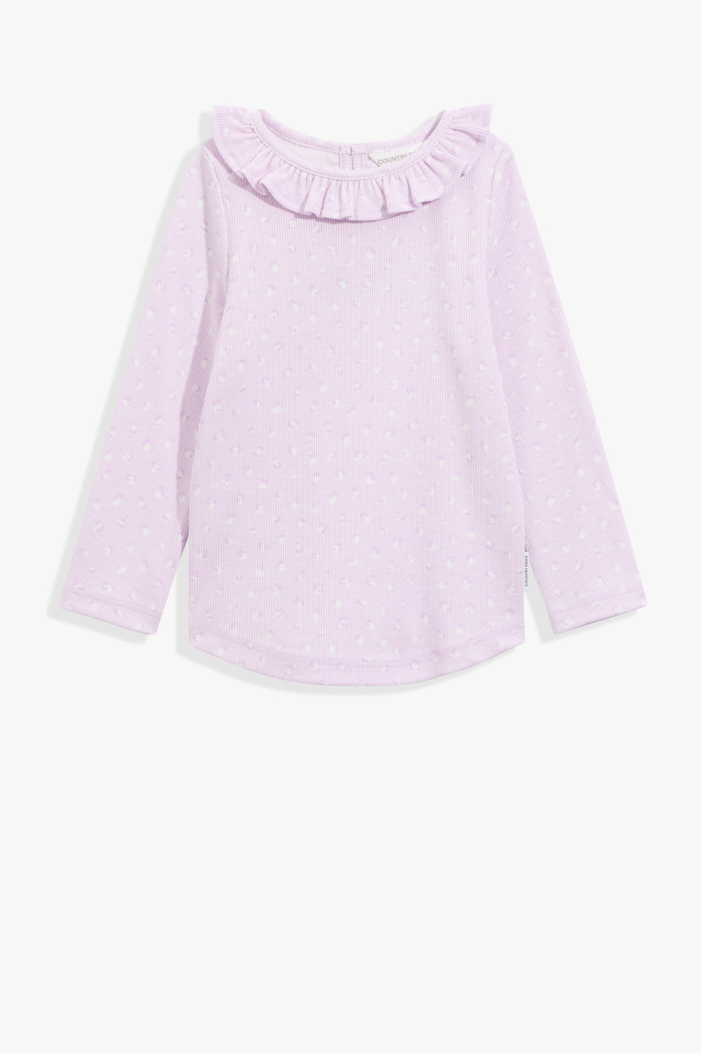 Polyester Blend Soft Frill T-Shirt