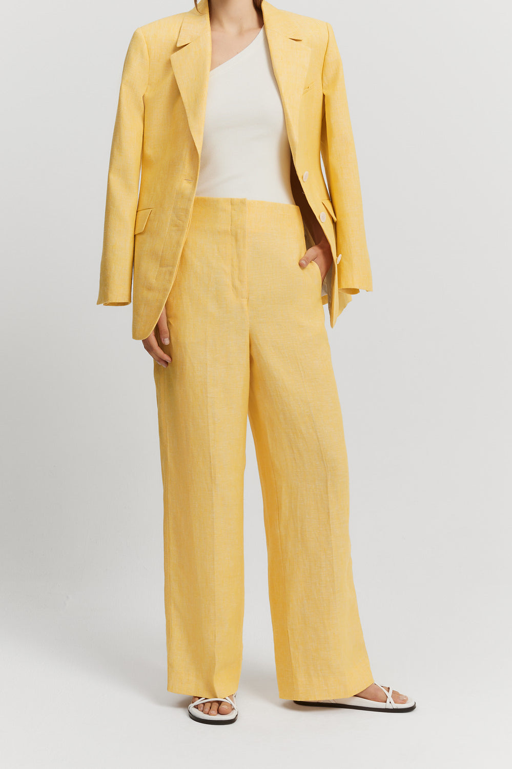 Linen Yarn Dyed Pant