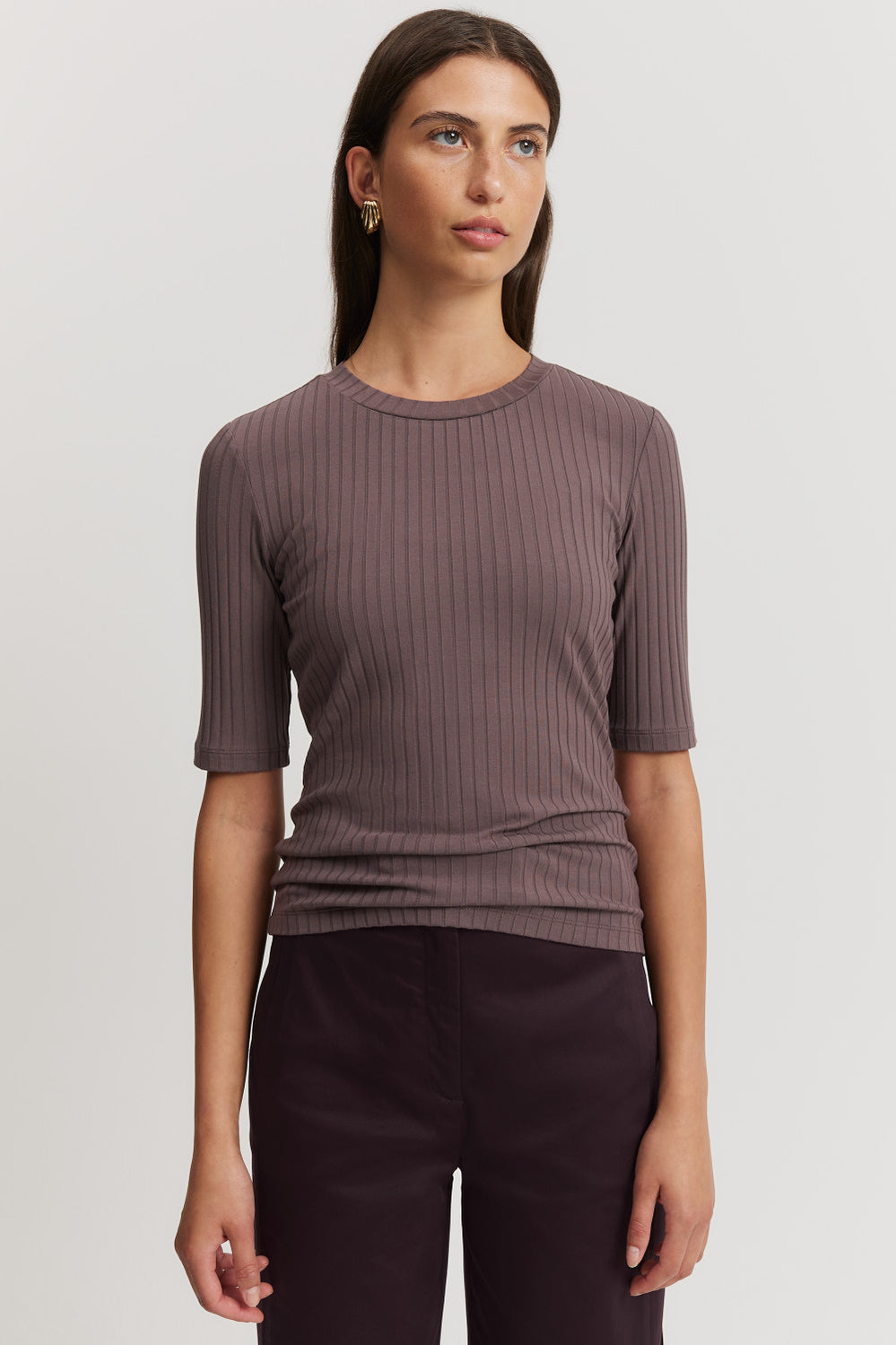 Short Sleeve Rib T-Shirt