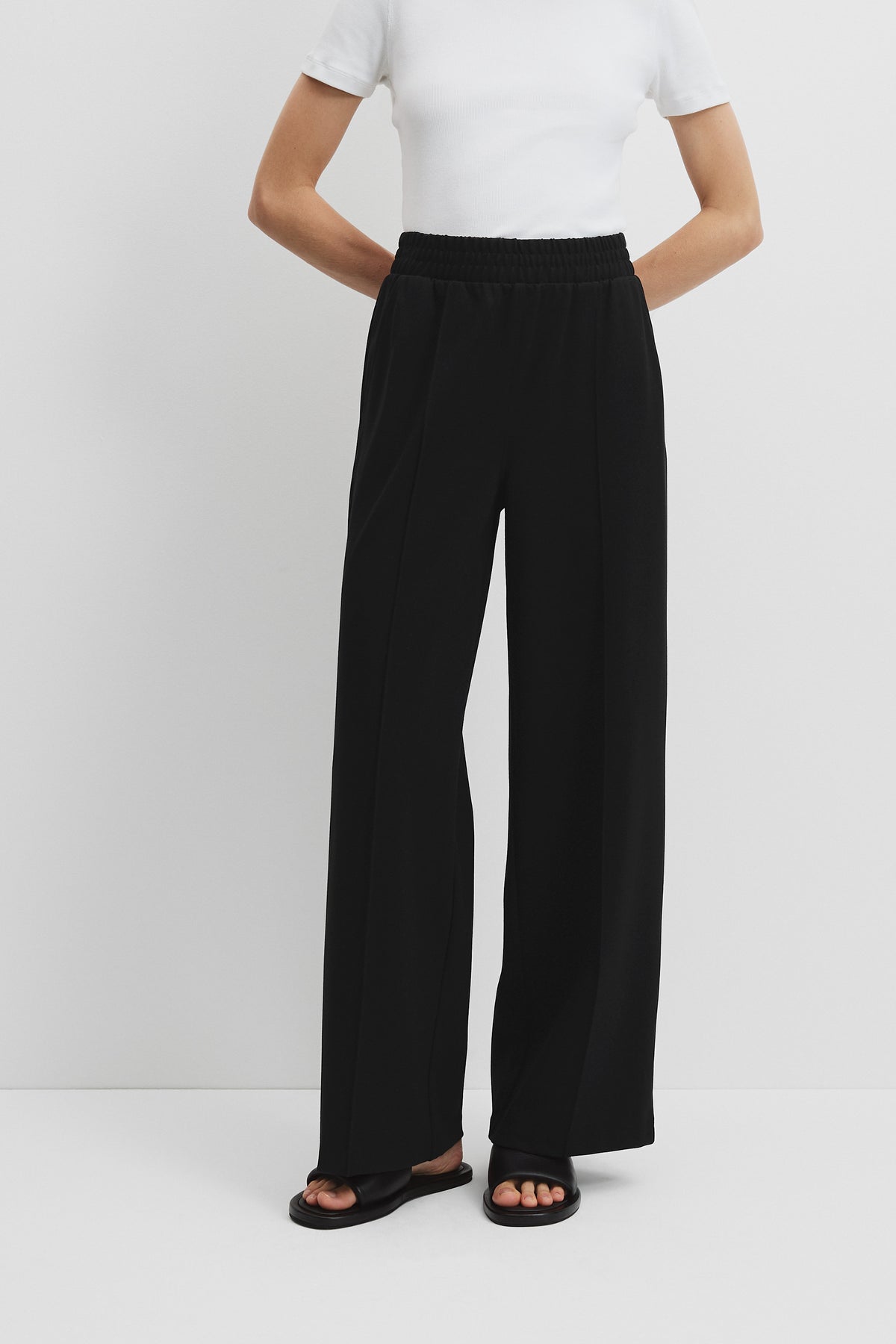 Wide Leg Ponte Jogger