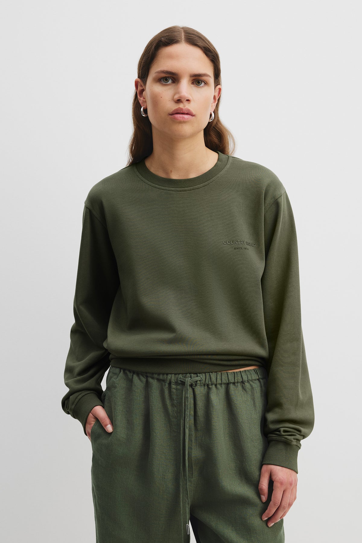 Cotton Relaxed Fit Sweat