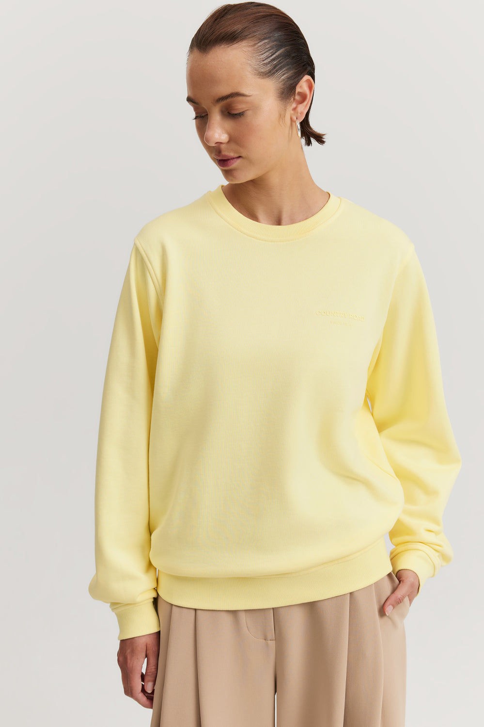 Cotton Relaxed Fit Sweat