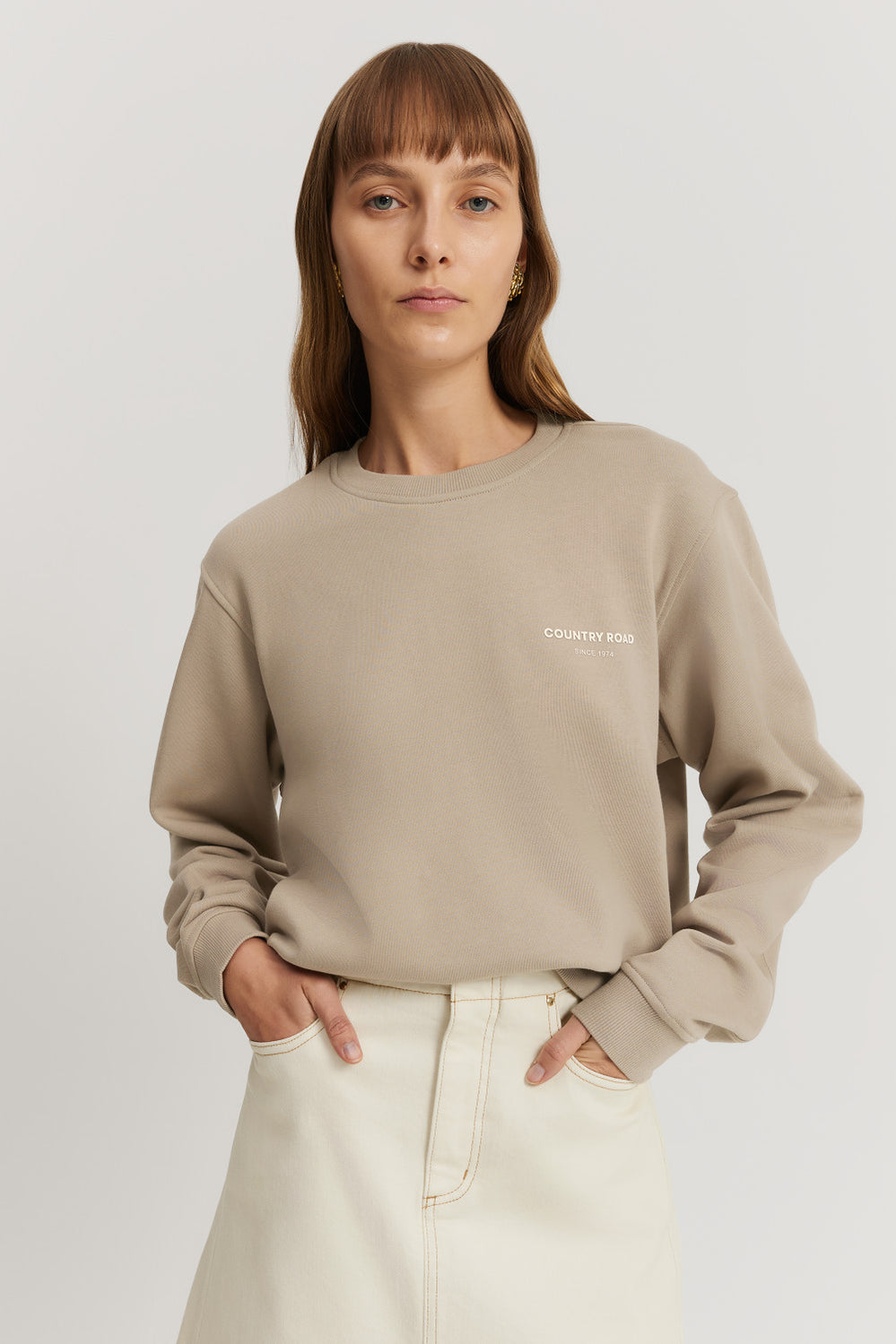 Cotton Relaxed Fit Sweat