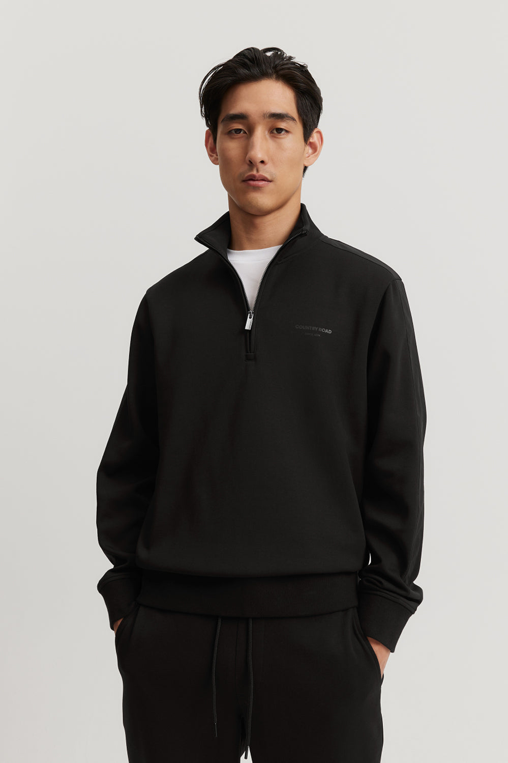 Double Knit Half Zip Knit