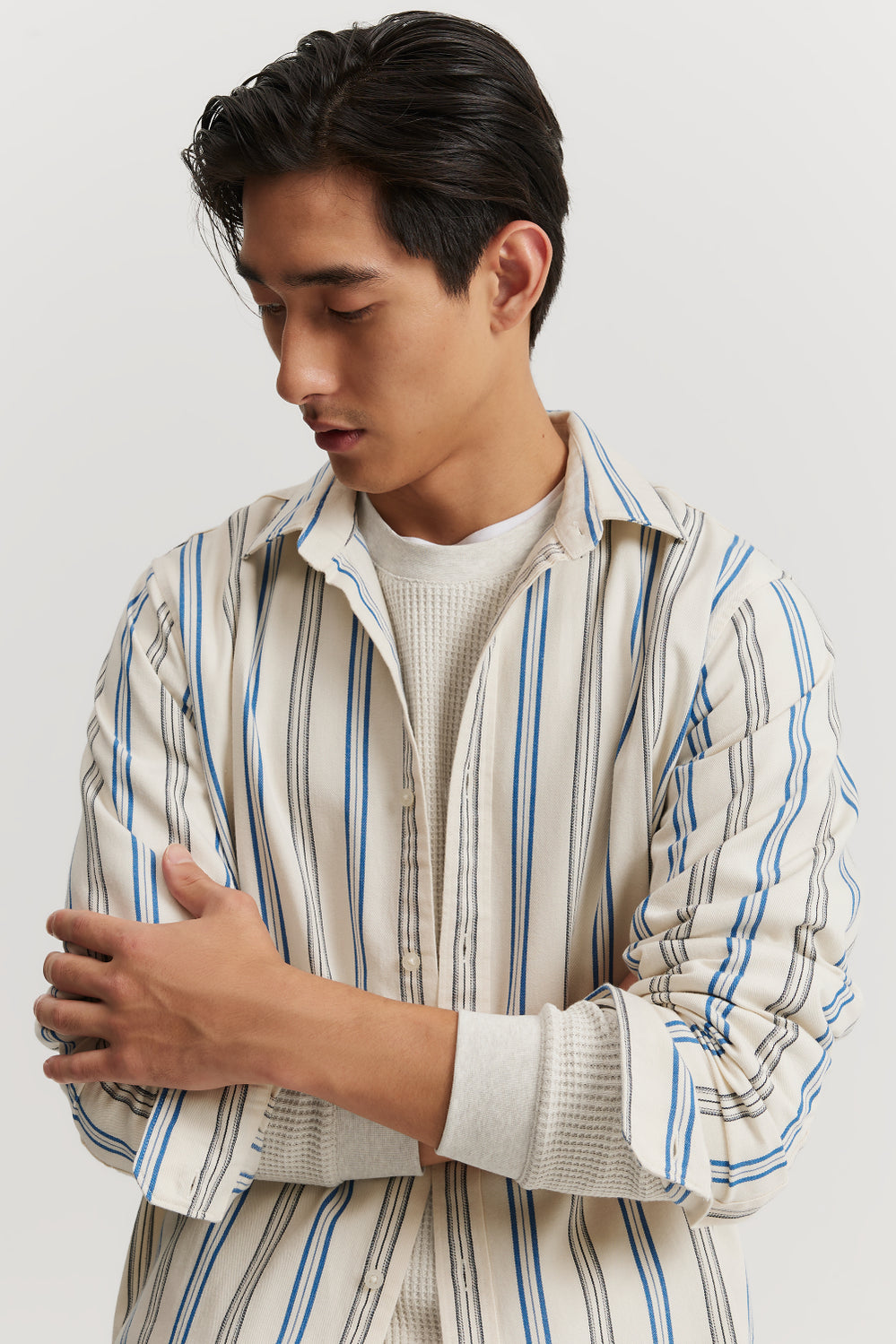 Regular Fit Cotton Stripe Shirt