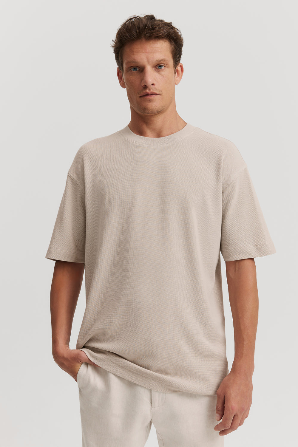Relaxed Fit Textured T-Shirt
