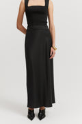 Column Satin Skirt