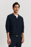 Cotton Knit Polo