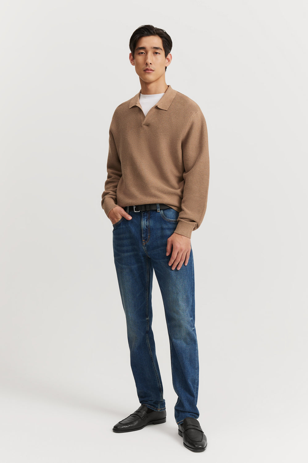 Cotton Knit Polo