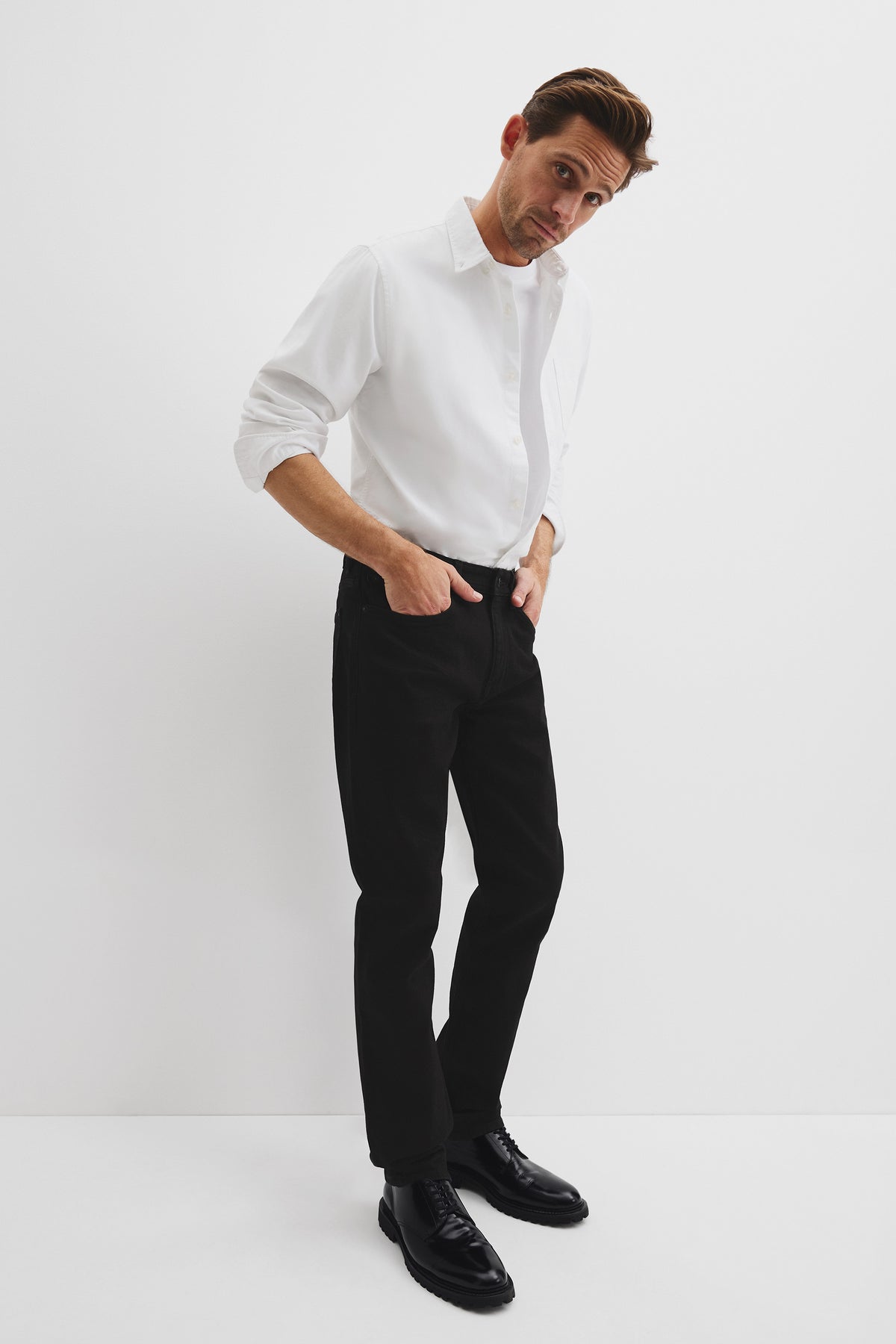 Straight Fit Denim Jean