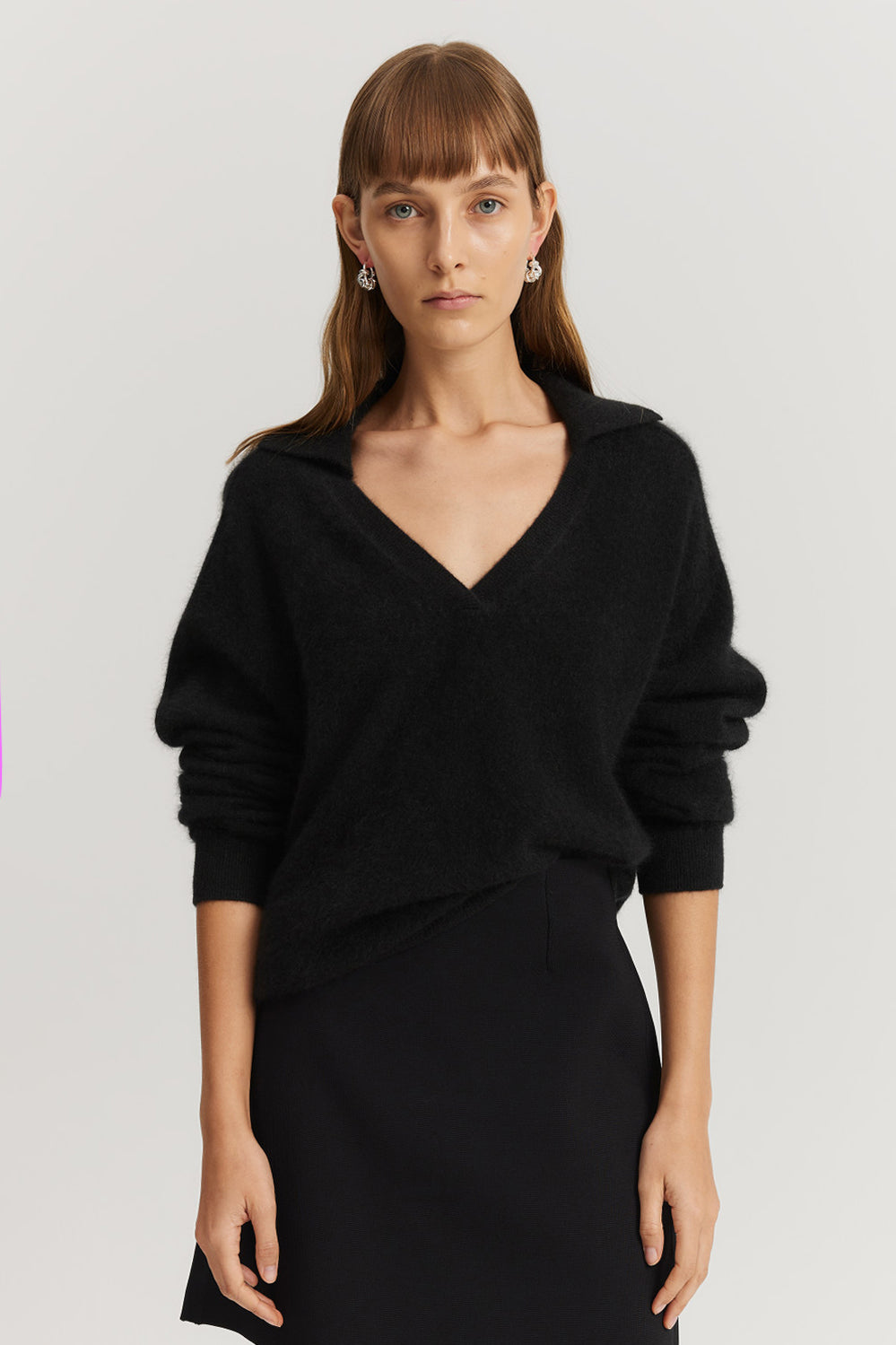 Brushed Cashmere Polo