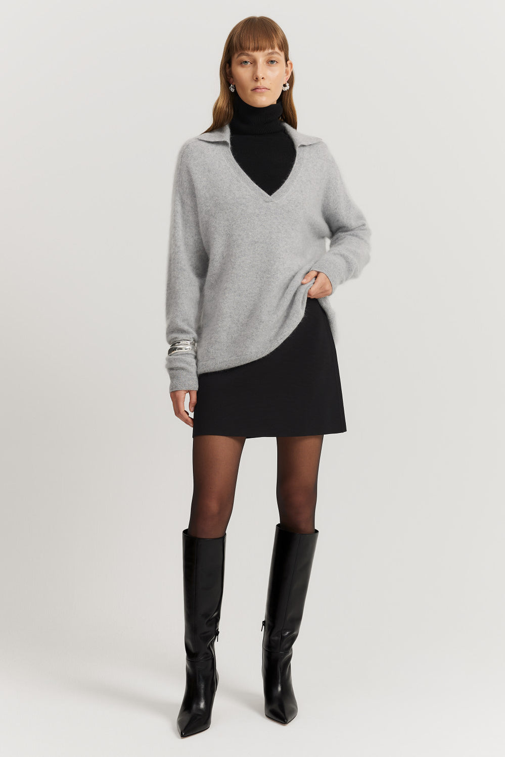 Brushed Cashmere Polo