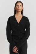 Brushed Crop Cardigan