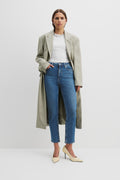 High Rise Slim Leg Jean