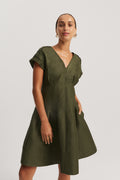 Tuck Detail Mini Dress
