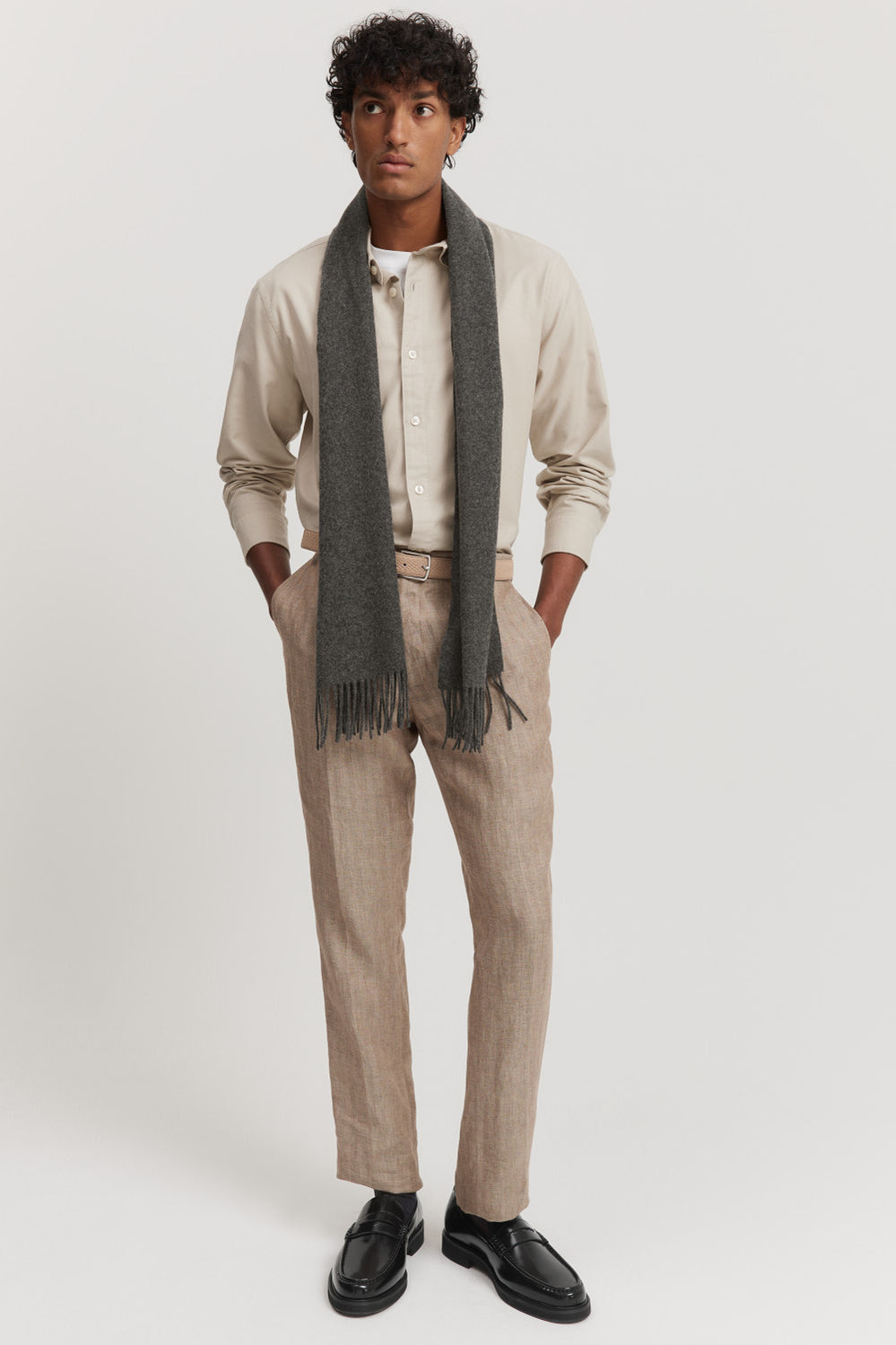 Regular Fit Australian Cotton Brushed Twill Shirt
