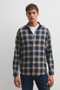 Regular Fit Australian Cotton Flannel Check Shirt