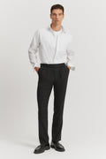Wool Blend Buckle Pant