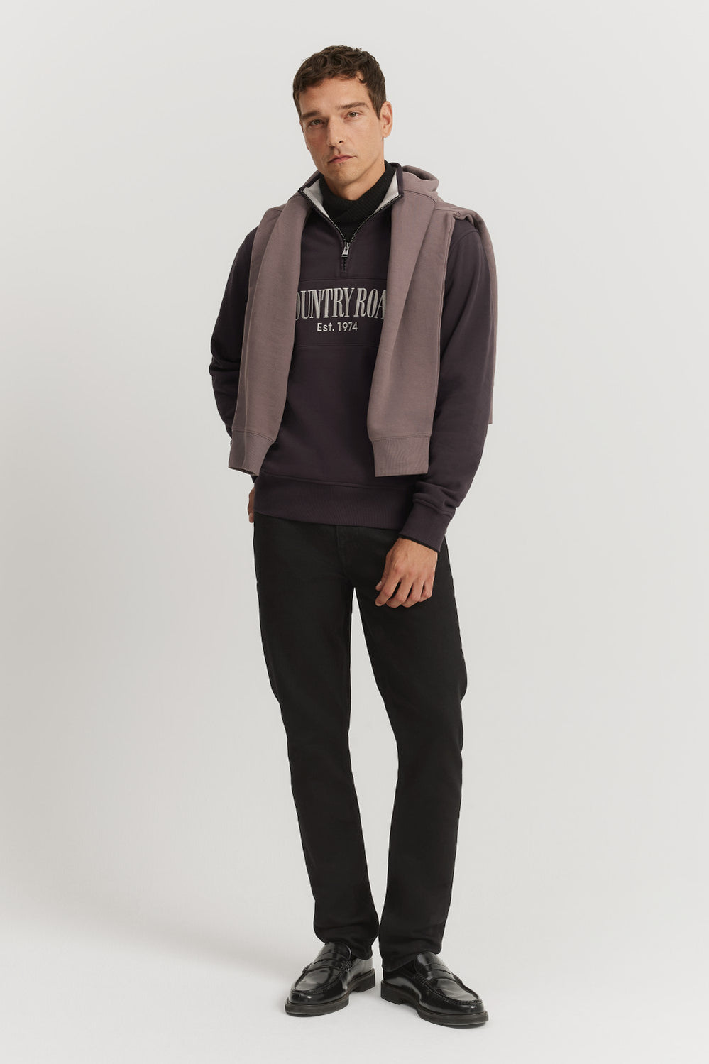 Australian Cotton Half Zip Heritage Sweat