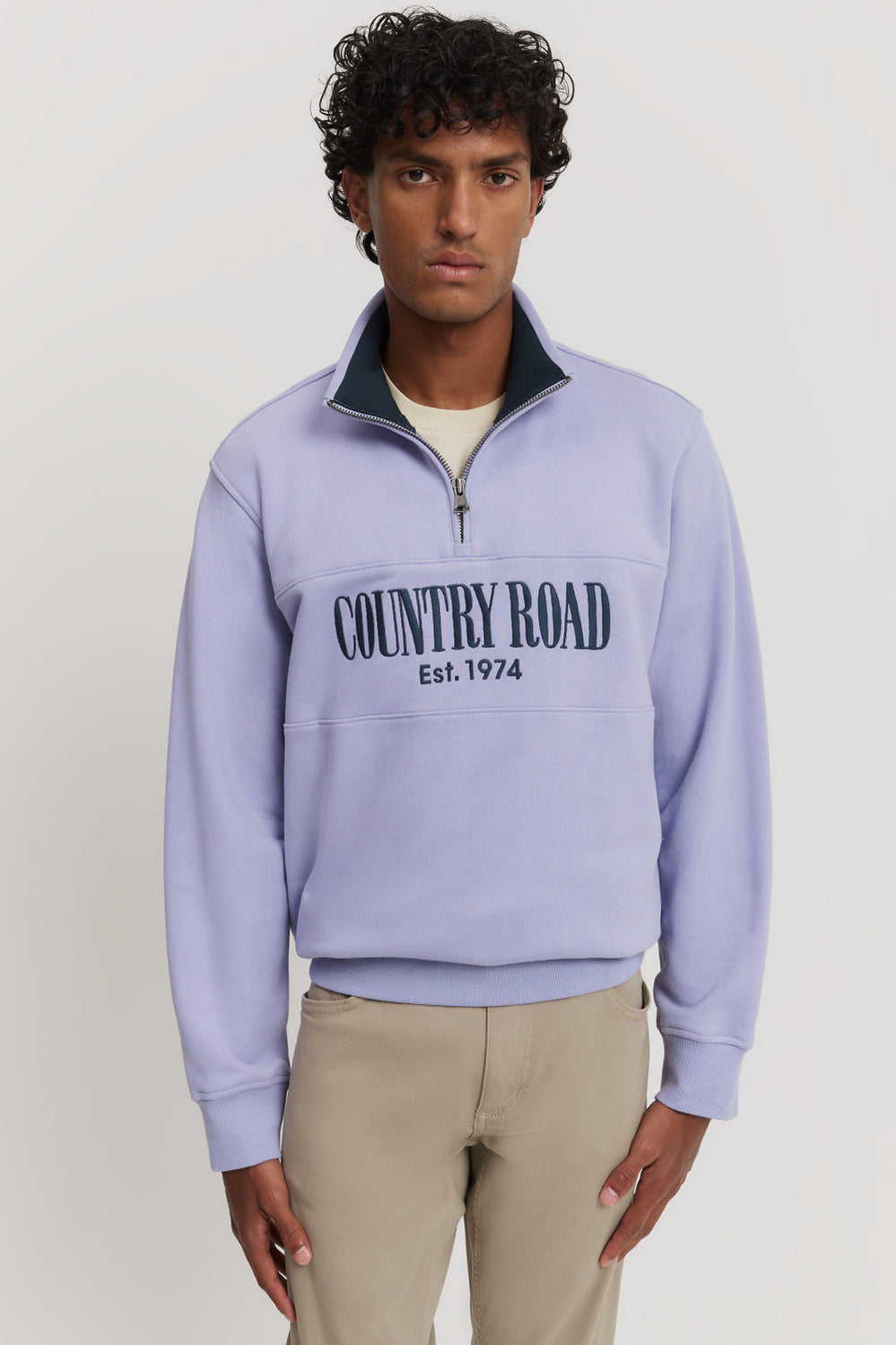 Australian Cotton Half Zip Heritage Sweat