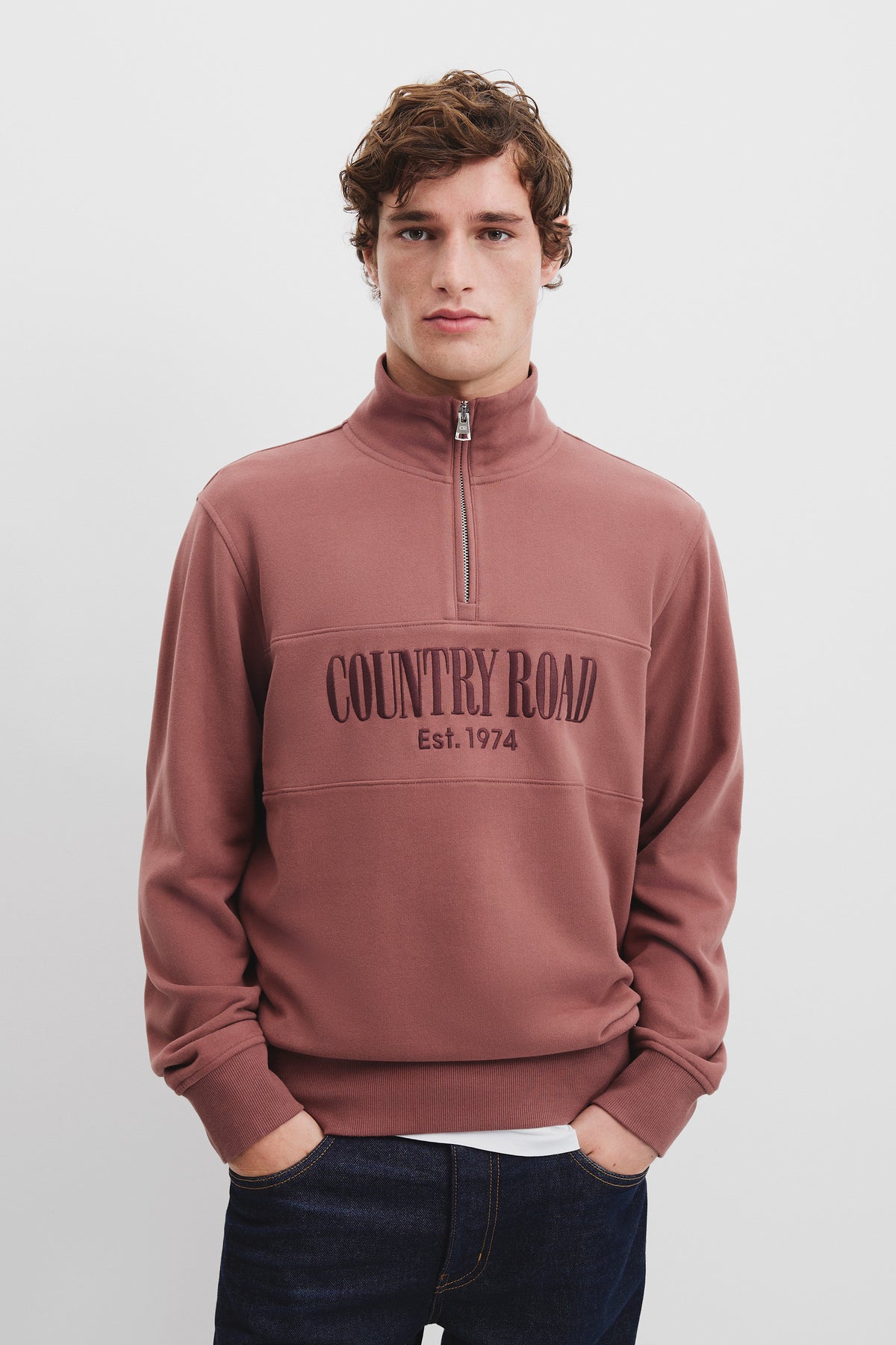 Australian Cotton Half Zip Heritage Sweat