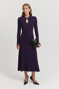 Rib Fit-And-Flare Dress