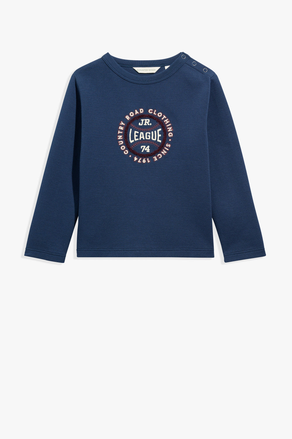Organically Grown Cotton Varsity Logo T-Shirt