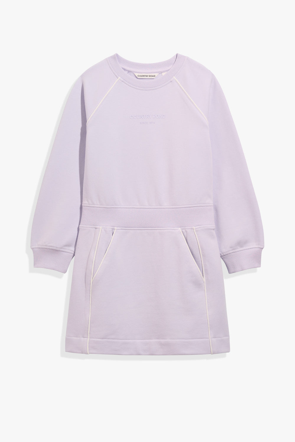 Organically Grown Cotton Panelled Sweat Dress