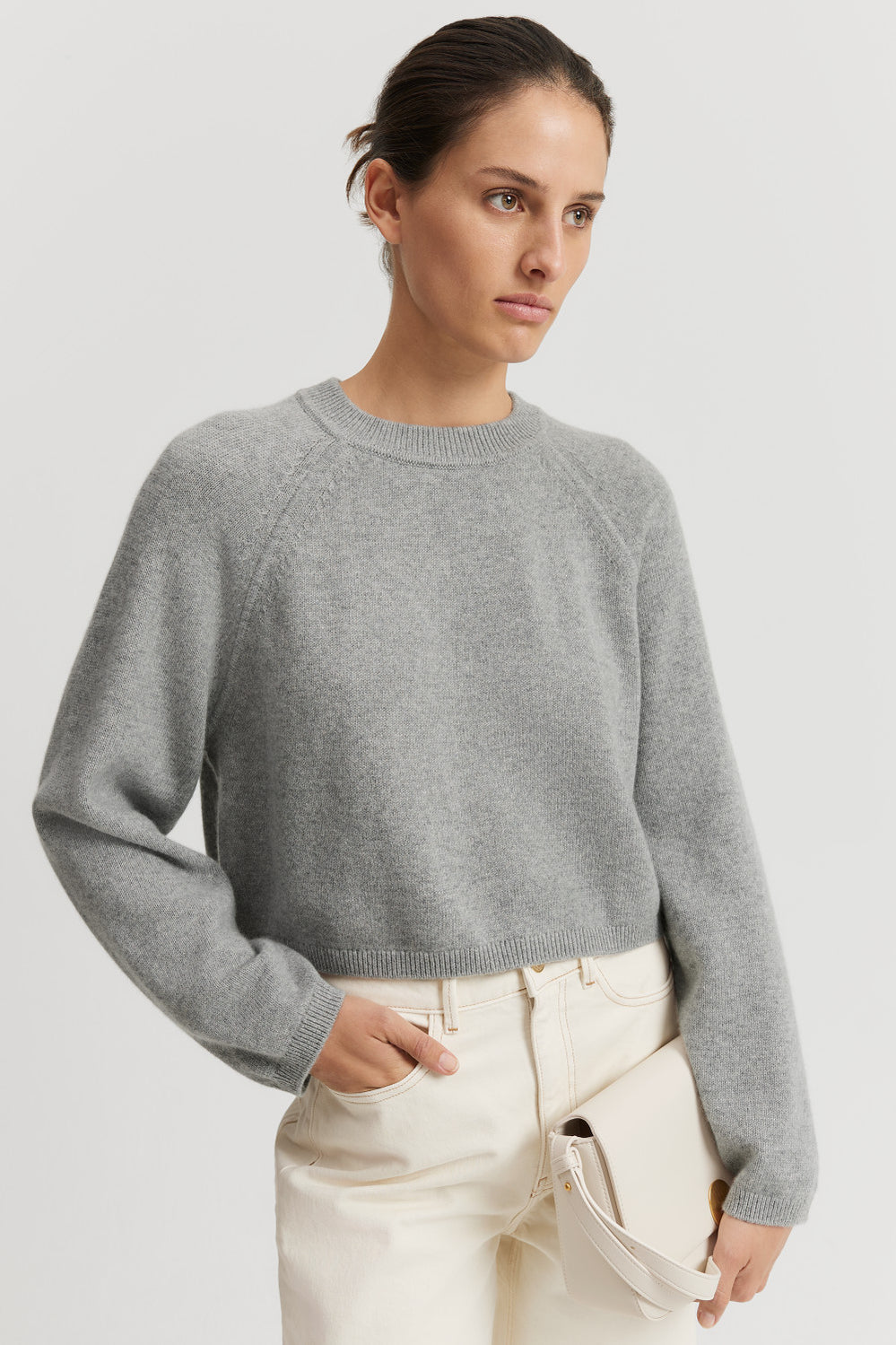 Cashmere Blend Crop Knit