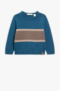 Organically Grown Cotton Colour Block Knit
