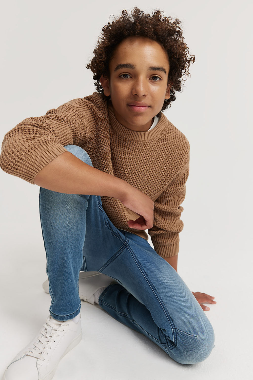 Teen Cotton Waffle Knit