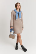 Teen Organically Grown Cotton Collared Knit Dress