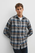 Regular Fit Cotton Flannel Check Shirt