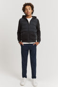 Teen Nylon Puffer Sweat Jacket