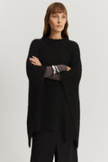 Mock Neck Poncho