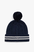 Cotton Blend Varsity Knit Beanie
