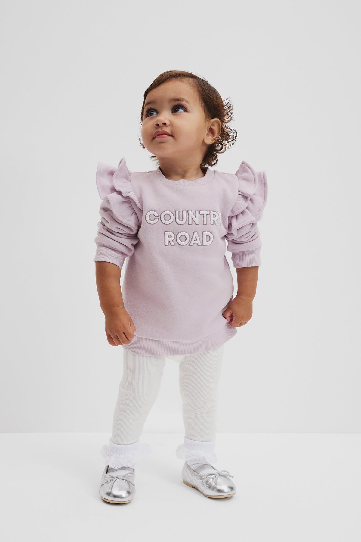 Cotton Frill Logo Sweat