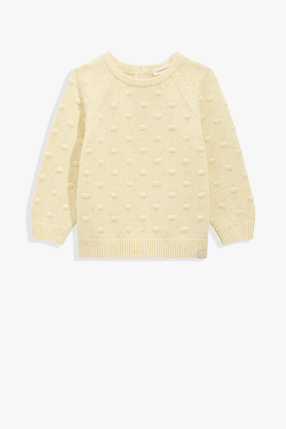 Organically Grown Cotton Speckle Spot Knit