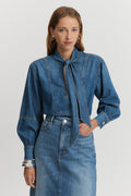 Blouson Denim Blouse