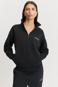 Australian Cotton Zip Neck Sweat