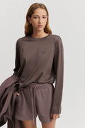 Cotton Washed Long Sleeve Top