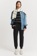 Australian Cotton Rib Cuff Track Pant